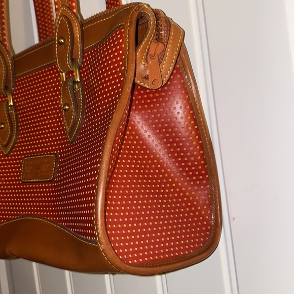 Vintage Dooney & Bourke Cabrio Leather Classic Satchel - Picture 3 of 13